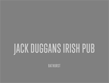 Tablet Screenshot of jackduggans.com.au